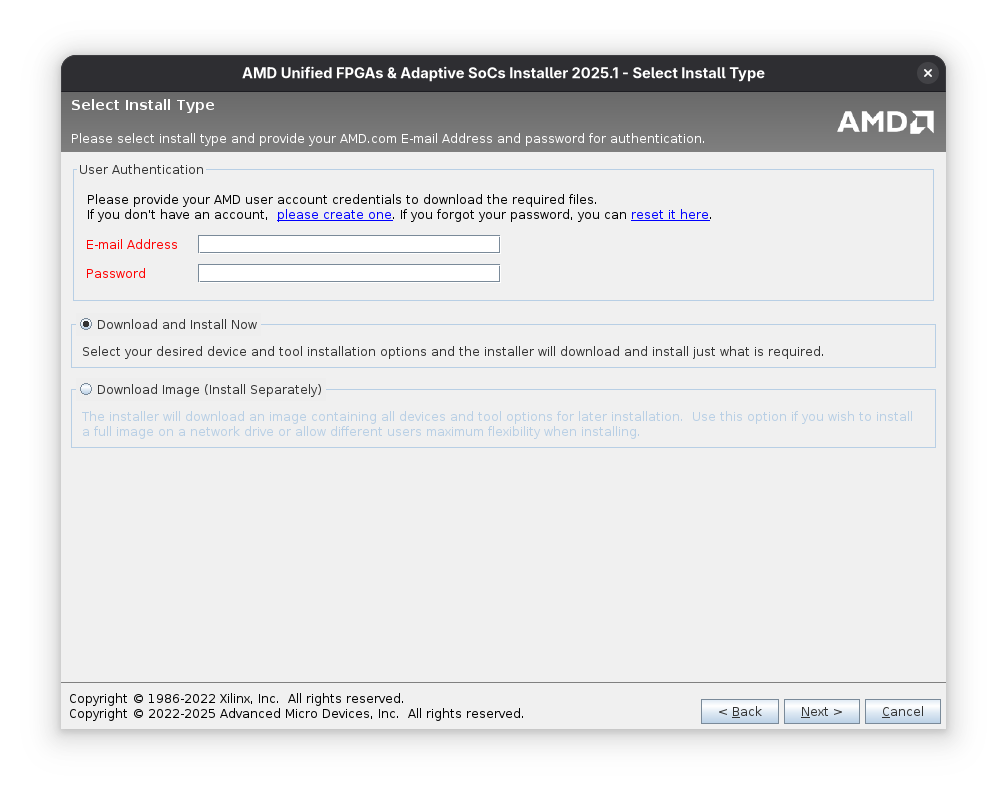 Installer Login